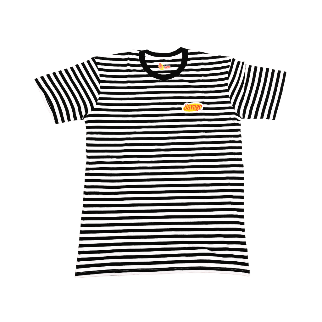 Black Savage Stripe Shirt