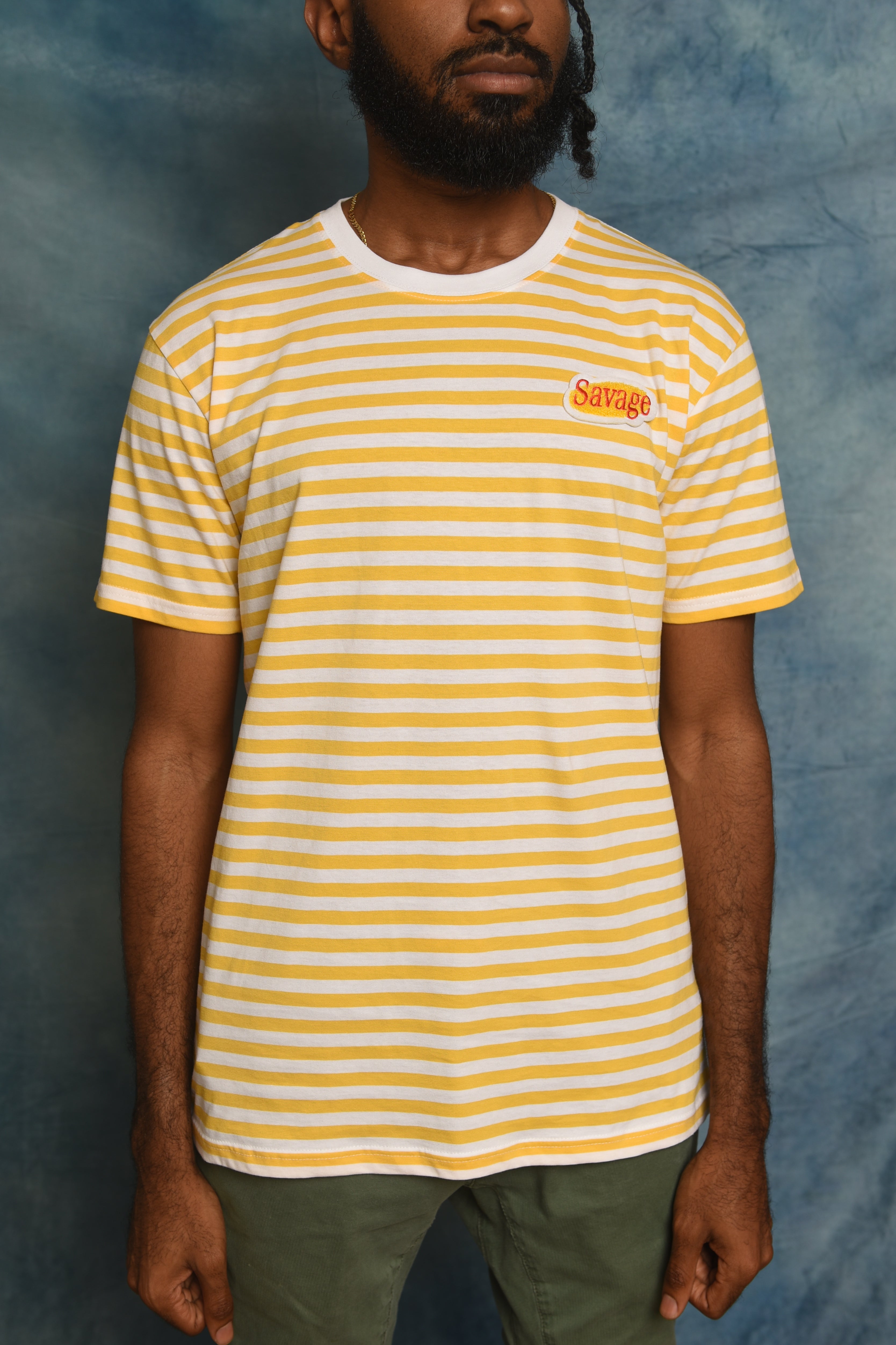 Yellow Savage Stripe Shirt