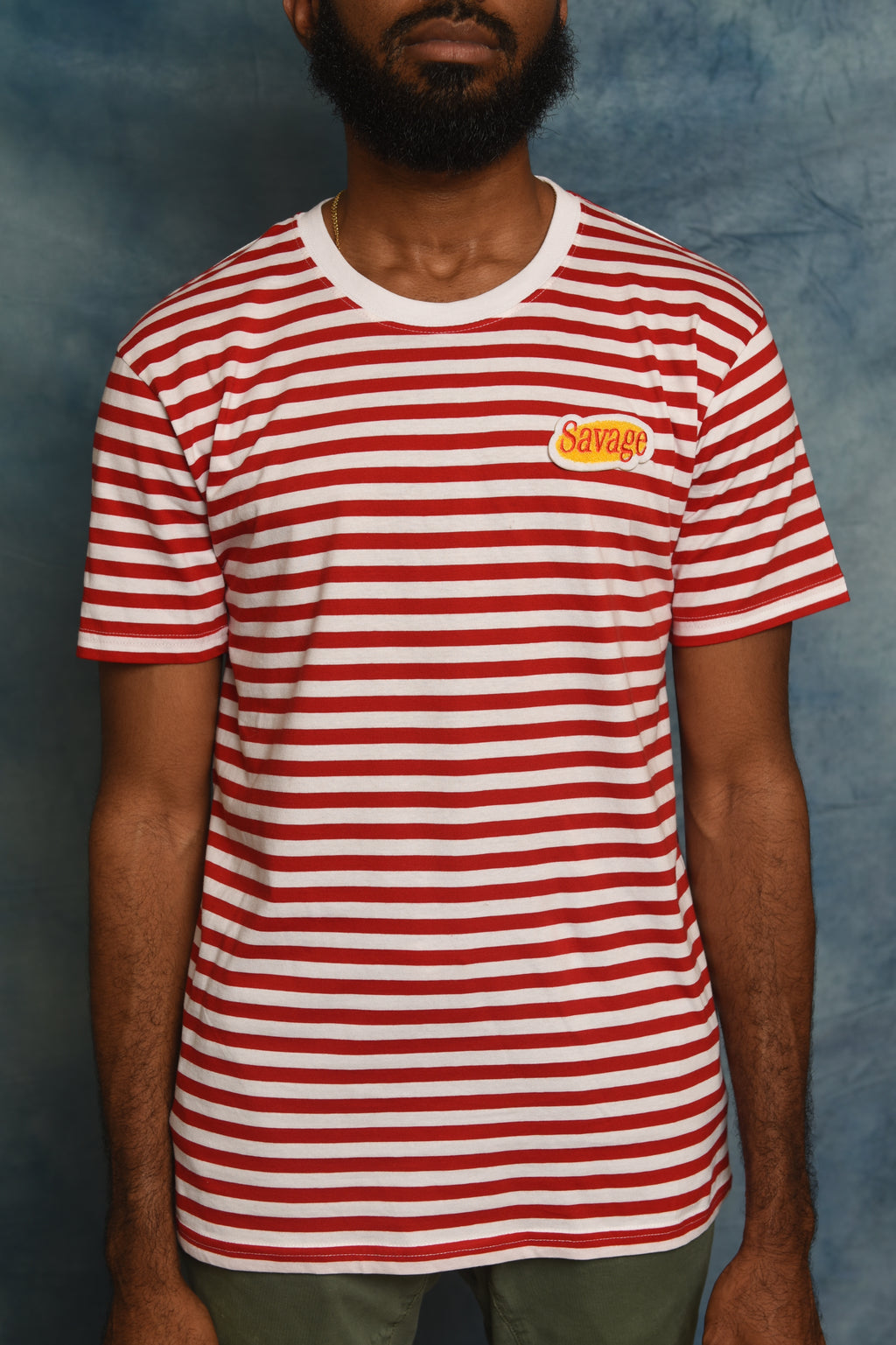 Red Savage Stripe Shirt