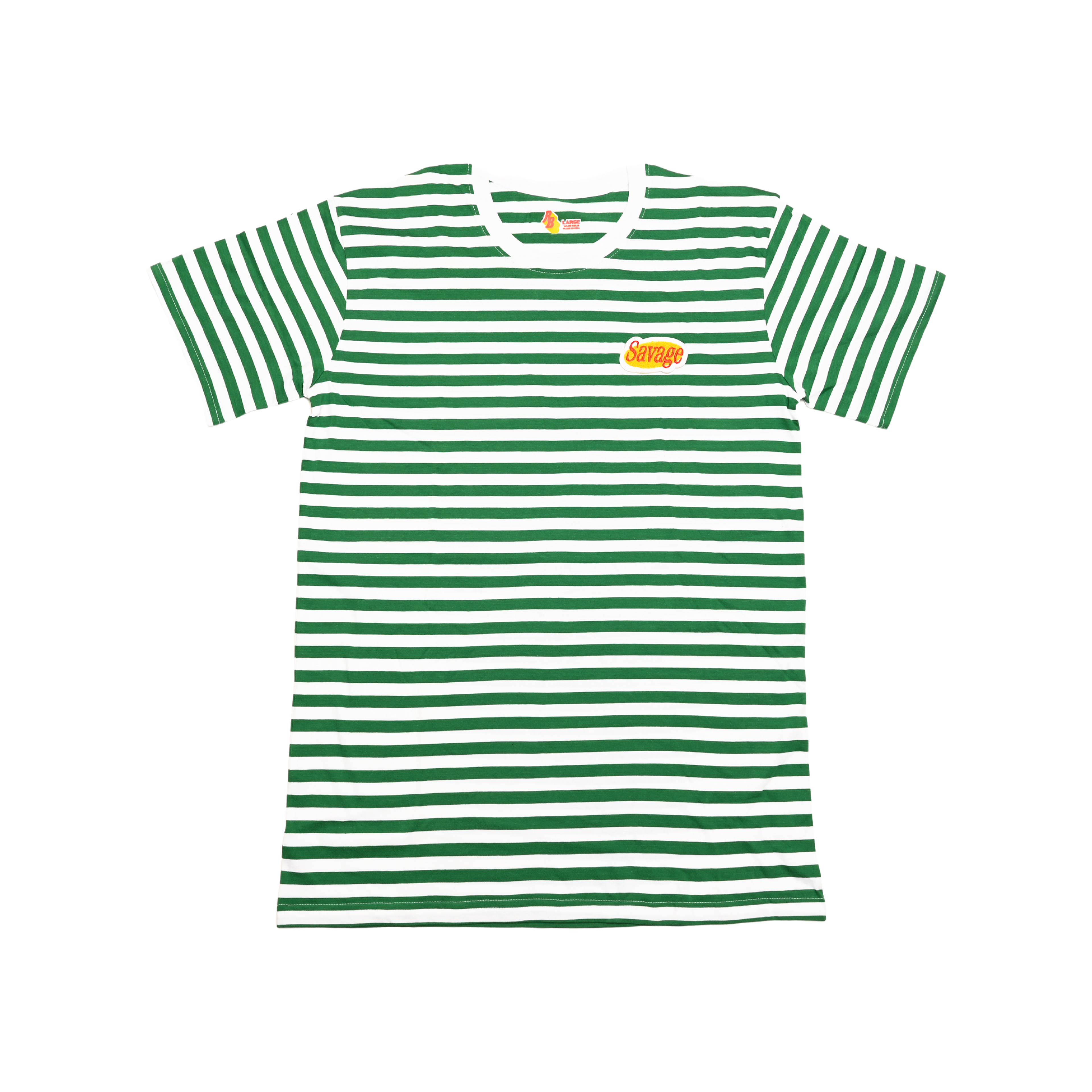 Green Savage Stripe Shirt
