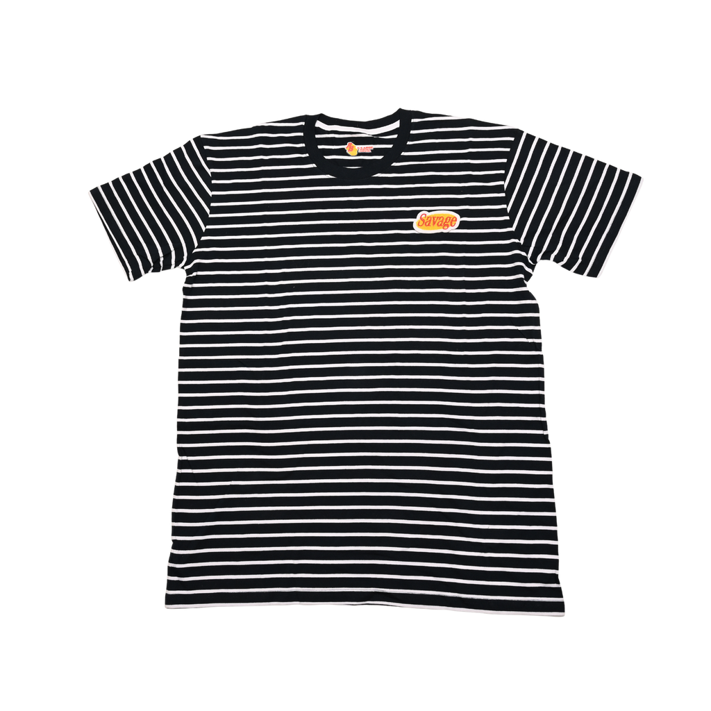 Navy Savage Stripe Shirt