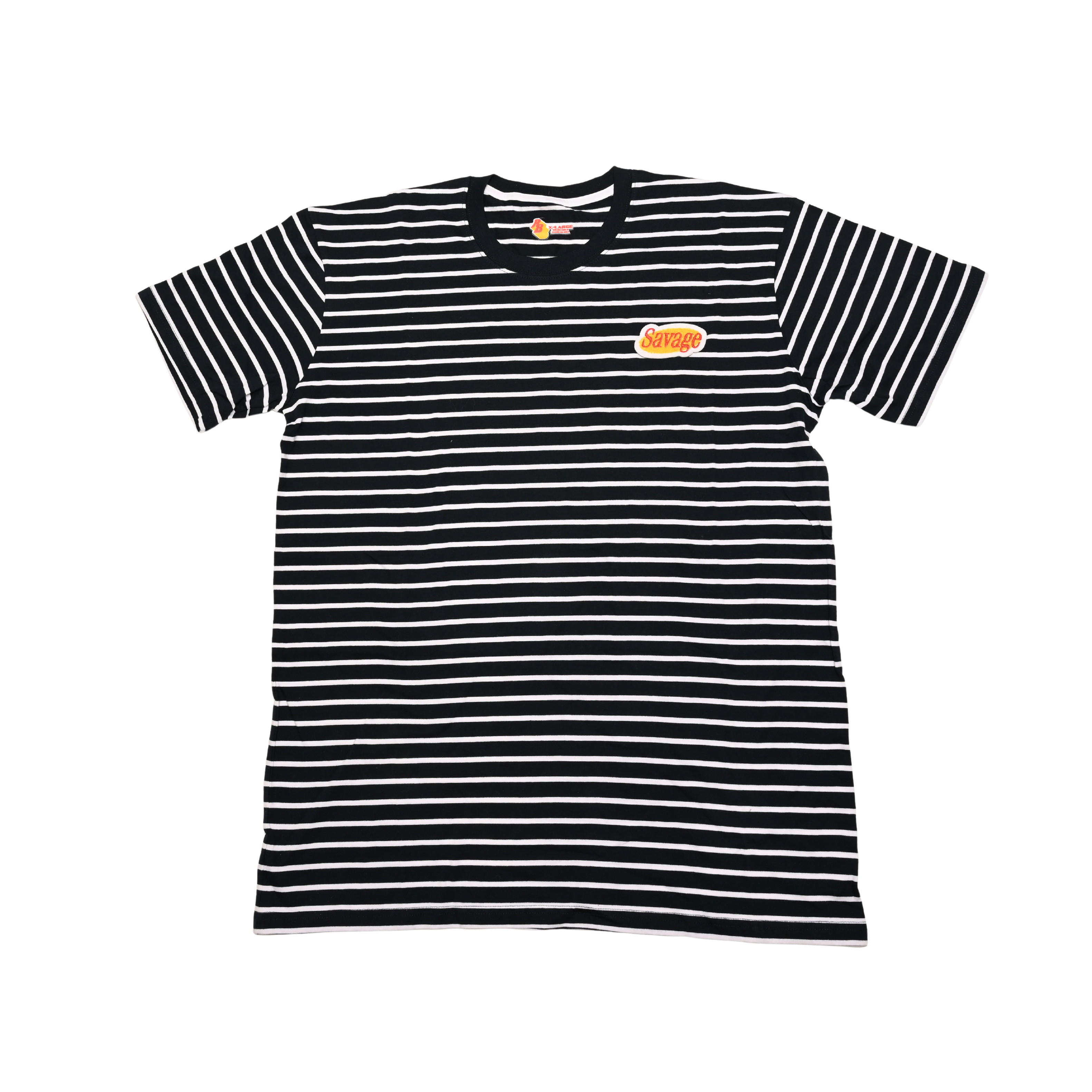 Navy Savage Stripe Shirt