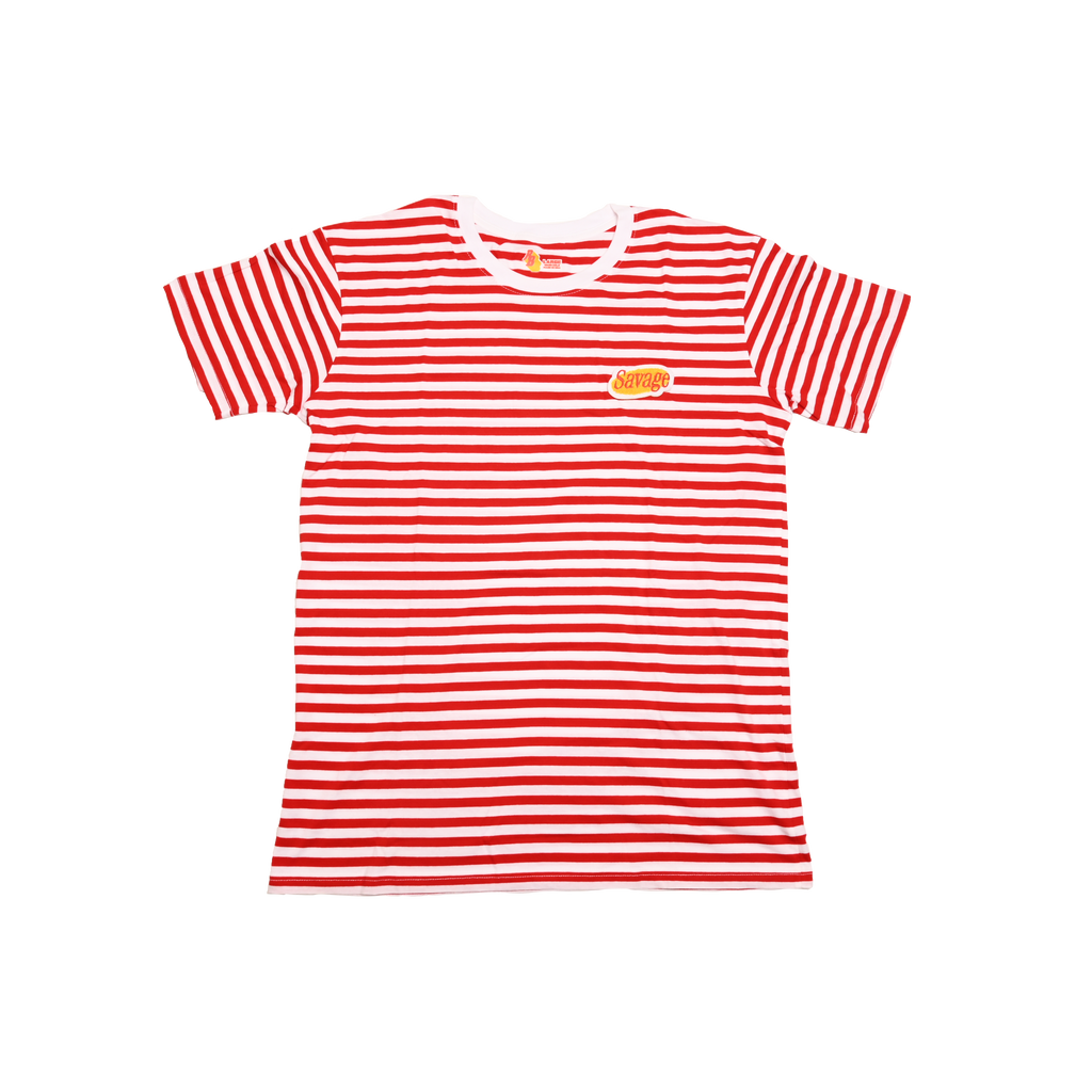 Red Savage Stripe Shirt